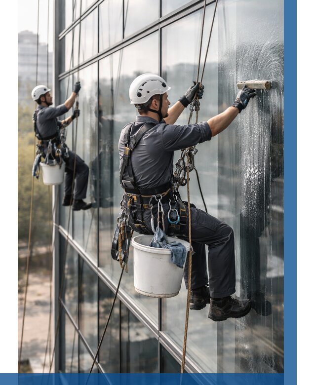 Мойка сплошного остекления в Алексеевке, заказать от 304 р.| ВЫСОТНИК-Лкв