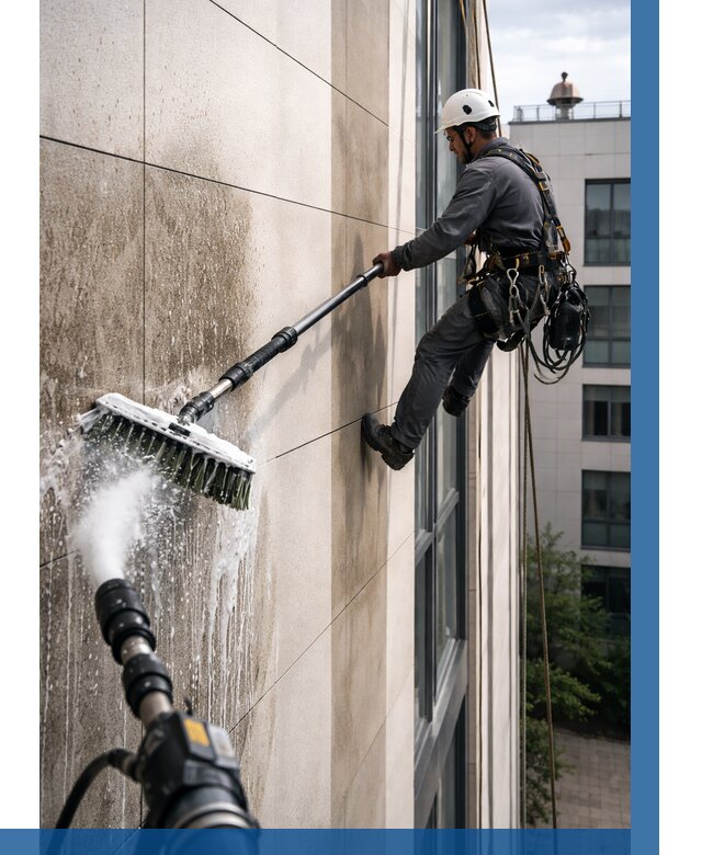 Мойка фасада из керамогранита в Алексеевке от 304 р. | ВЫСОТНИК-Лкв