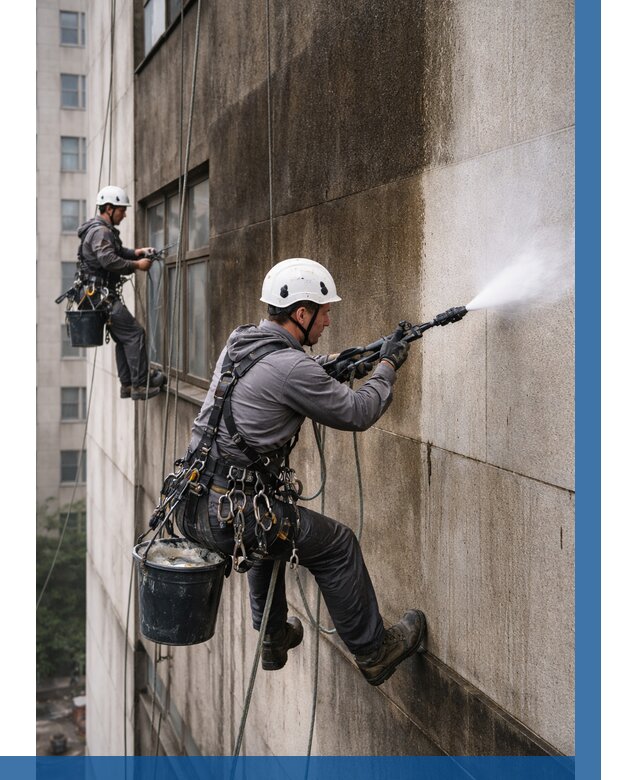 Очистка фасада от копоти в Алексеевке от 253 р. | ВЫСОТНИК-Лкв