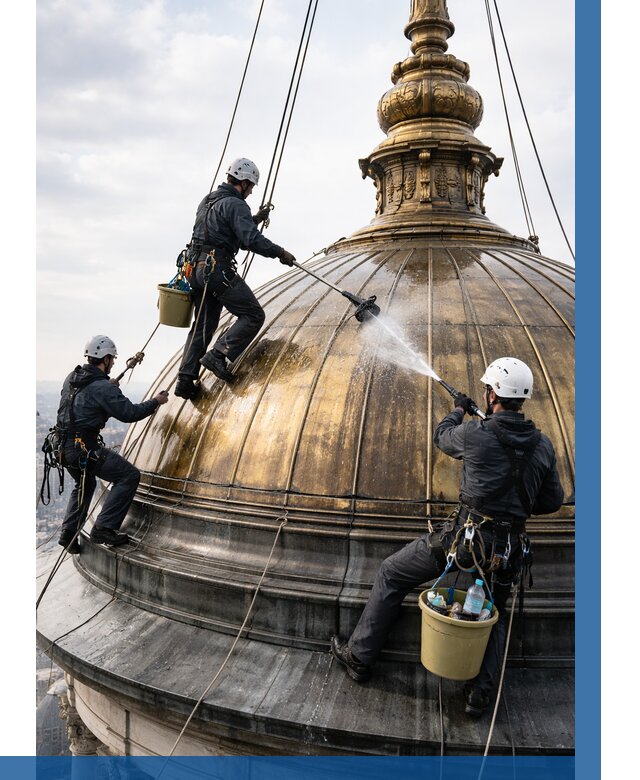 Мойка куполов и шпилей в Алексеевке от 8099 р. - заказать | ВЫСОТНИК-Лкв