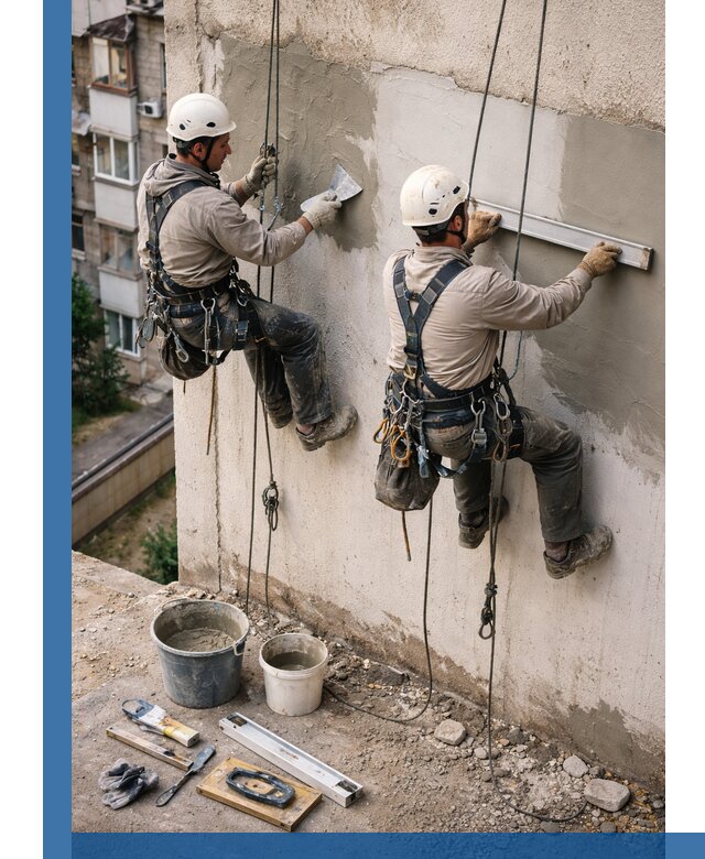 Комплексный ремонт штукатурного фасада с гарантией в Алексеевке