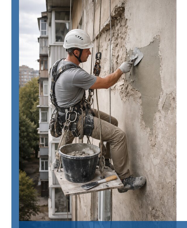 Восстановление фасадной штукатурки в Алексеевке с гарантией качества