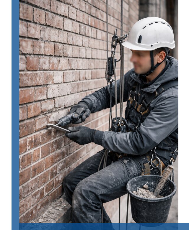 Расшивка кирпичных швов фасадов и стен, ремонт в Алексеевке