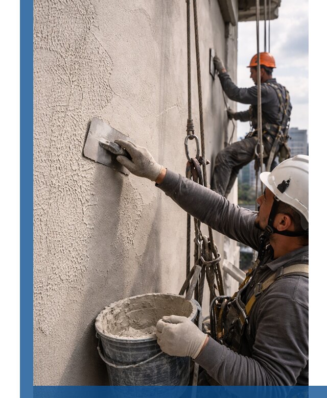 Декоративная штукатурка фасада с утеплением и защитой в Алексеевке