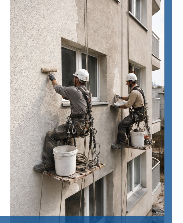 Нанесение короеда на фасад в Алексеевке от 456 р. | ВЫСОТНИК-Лкв