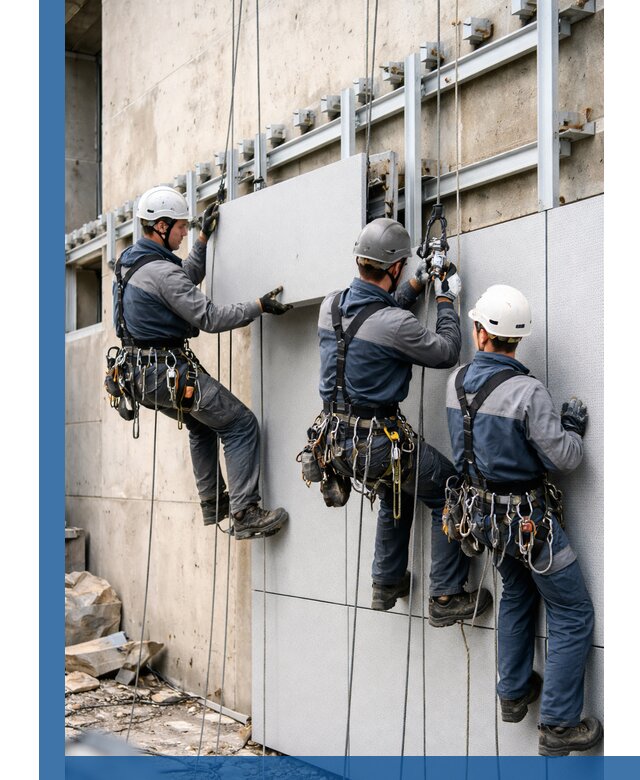 Монтаж вентилируемого фасада в Алексеевке под ключ с гарантией качества