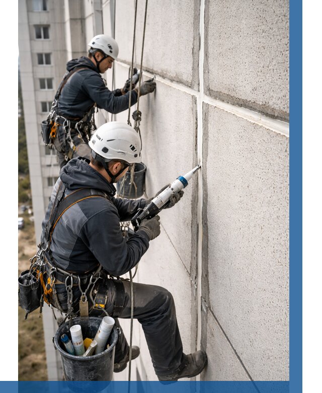 Герметизация межпанельных швов в Алексеевке от 709 р. | ВЫСОТНИК-Лкв