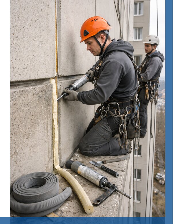 Теплый шов межпанельные швы в Алексеевке от 709 р. | ВЫСОТНИК-Лкв