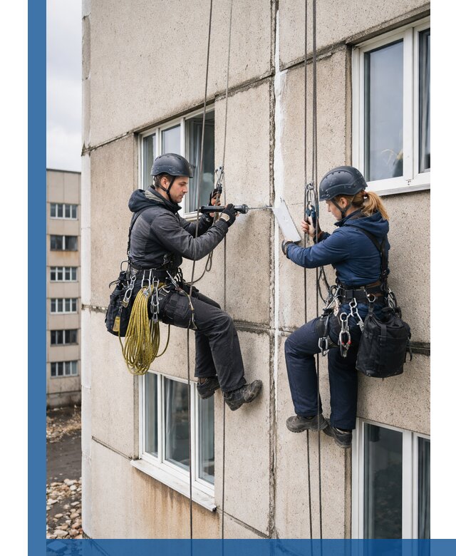 Герметизация межпанельных швов тёплым швом в Алексеевке