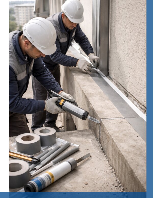 Герметизация примыкания балкона в Алексеевке от 4556 р. | ВЫСОТНИК-Лкв