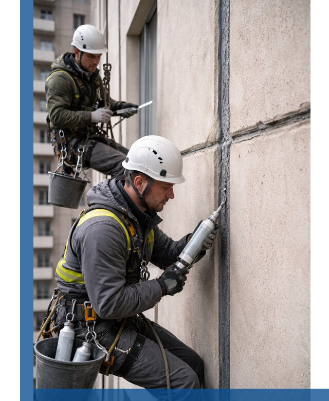 Герметизация деформационных швов фасада в Алексеевке качественно