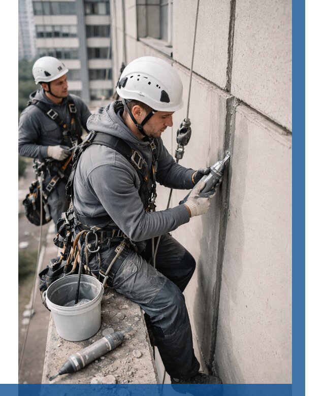 Ремонт деформационных швов здания в Алексеевке от 1012 р. | ВЫСОТНИК-Лкв