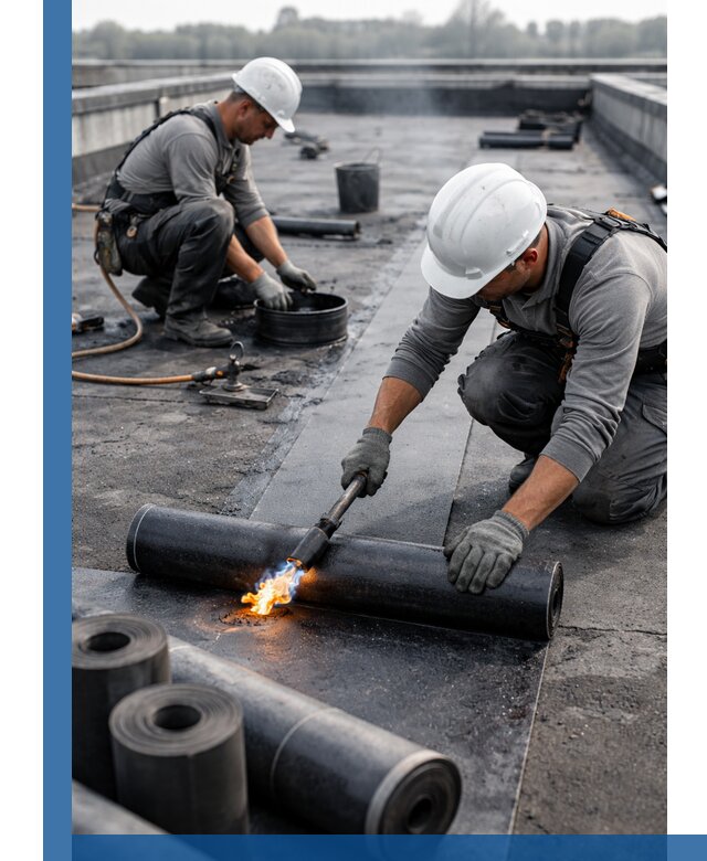 Ремонт рулонной кровли в Алексеевке герметизация и восстановление