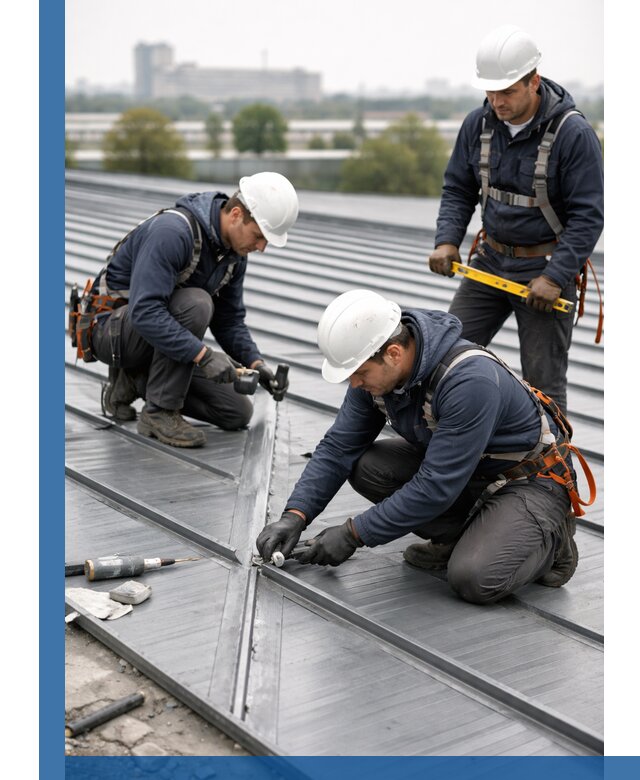 Ремонт фальцевой кровли в Алексеевке срочно и качественно