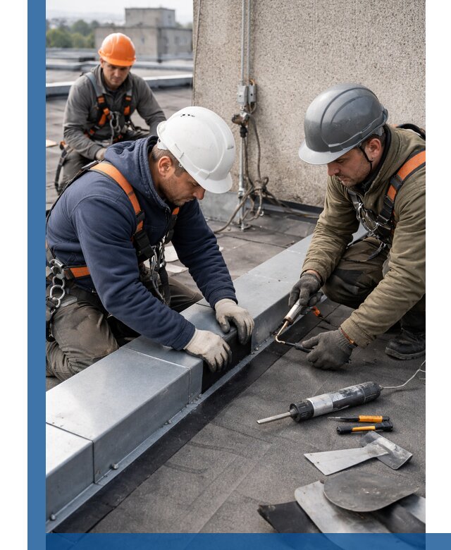 Ремонт кровельных примыканий в Алексеевке профессионально