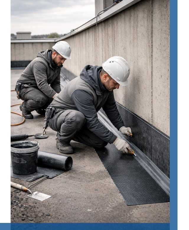 Гидроизоляция примыканий на кровле в Алексеевке от 911 р. | ВЫСОТНИК-Лкв