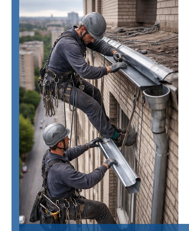 Ремонт водосточных желобов в Алексеевке, быстро и качественно