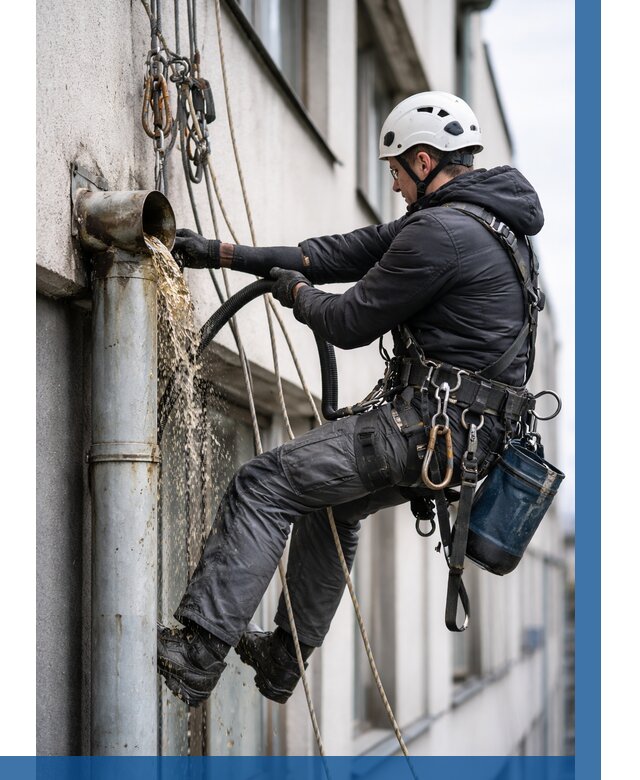 Прочистка водосточных труб в Алексеевке от 3543 р. | ВЫСОТНИК-Лкв