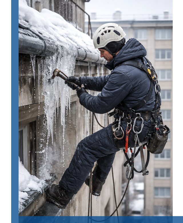 Удаление наледи и чистка водостоков в Алексеевке оперативно и безопасно