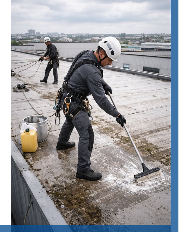 Очистка крыши по графику в Алексеевке от 7593 р. | ВЫСОТНИК-Лкв