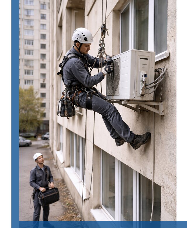 Демонтаж внешнего блока кондиционера в Алексеевке профессионально