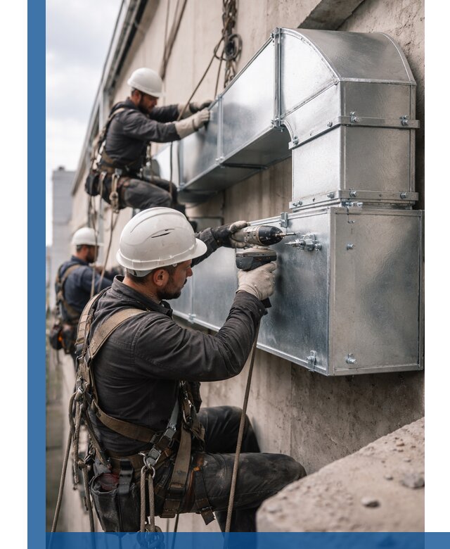 Профессиональный монтаж вентиляционных коробов в Алексеевке под ключ