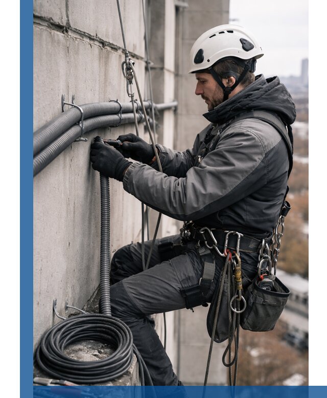 Профессиональный монтаж гофры для кабеля в Алексеевке с гарантией