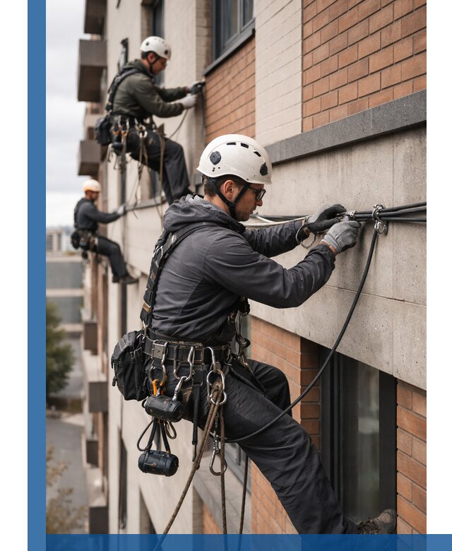 Крепление кабеля на фасаде монтаж и крепеж в Алексеевке