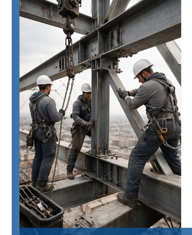 Профессиональный монтаж металлоконструкций на высоте в Алексеевке