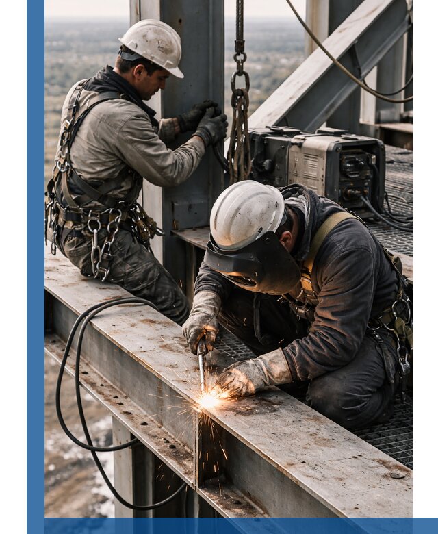 Высотные сварочные работы в Алексеевке для промышленных объектов