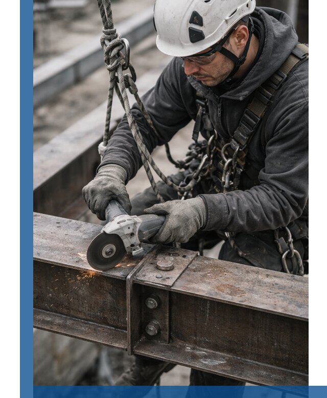 Резка металла на высоте в Алексеевке для зданий и конструкций