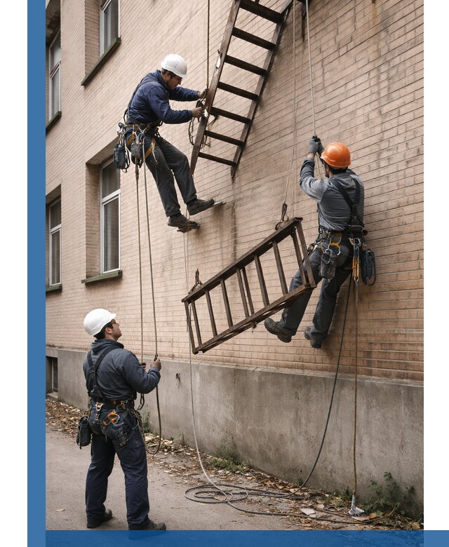 Демонтаж пожарной лестницы в Алексеевке быстро и безопасно