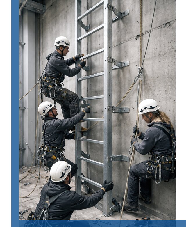 Монтаж металлических лестниц в Алексеевке под ключ со гарантией