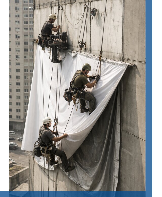 Замена баннерного полотна в Алексеевке от 6581 р. | ВЫСОТНИК-Лкв—заказать