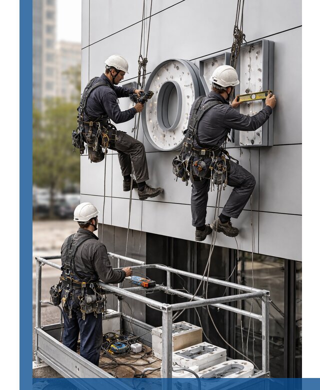 Профессиональный монтаж световых букв в Алексеевке под ключ