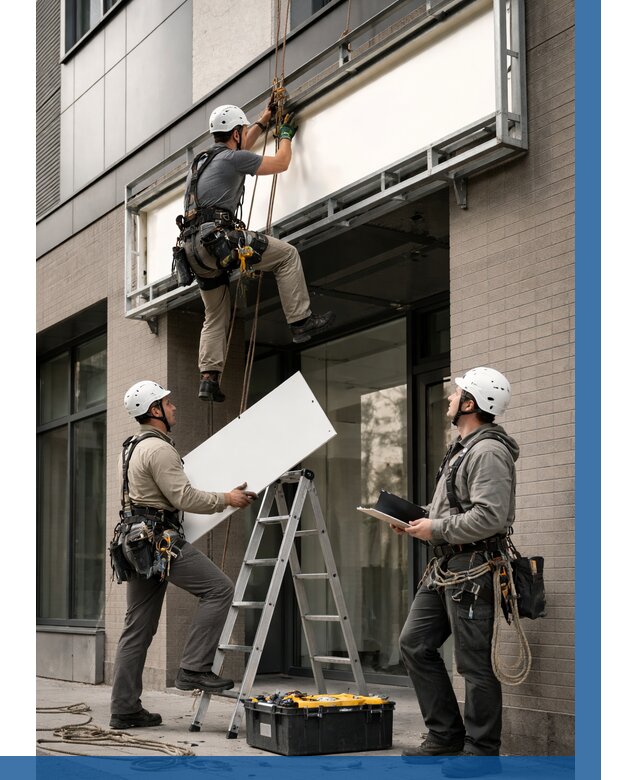 Монтаж светового короба в Алексеевке от 6581 р. | ВЫСОТНИК-Лкв