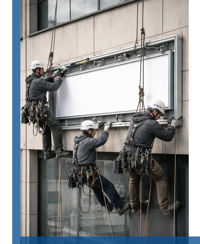 Профессиональный монтаж светового короба под ключ в Алексеевке