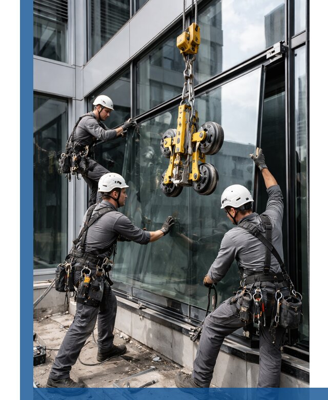 Структурное остекление фасадов в Алексеевке монтаж и обслуживание