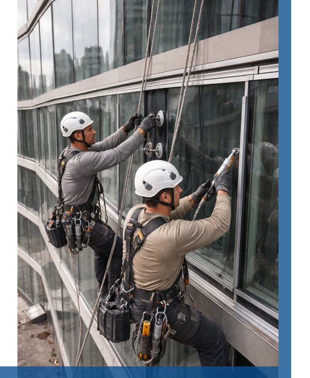 Радиусное остекление фасада в Алексеевке от 12149 р. | ВЫСОТНИК-Лкв