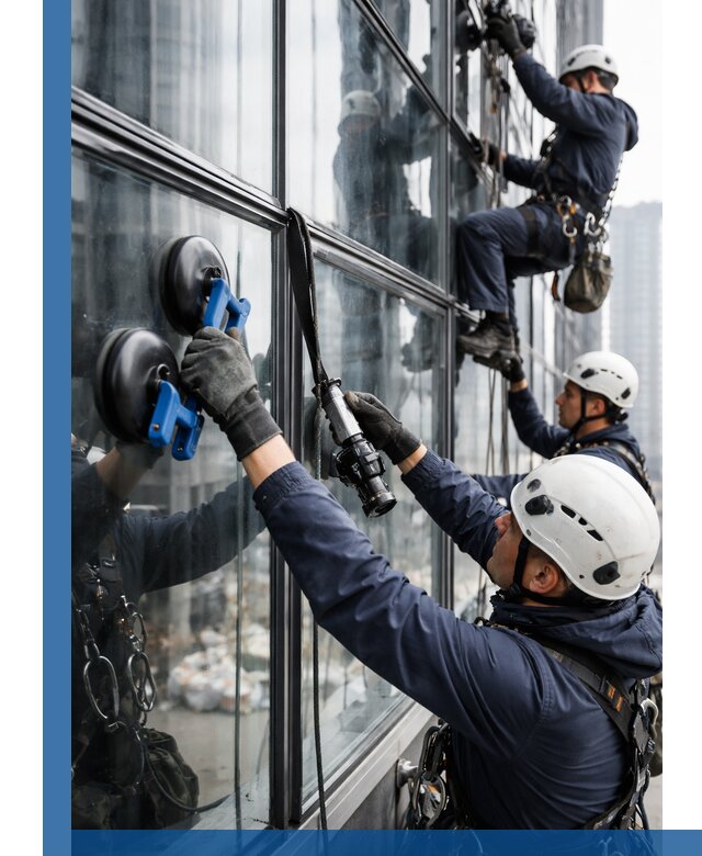 Радиусное остекление фасадов под ключ в Алексеевке с гарантиями