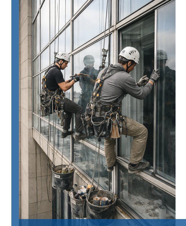 Ремонт витражных конструкций и фасадного остекления в Алексеевке