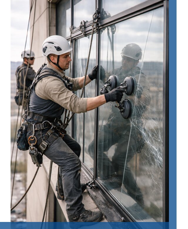 Замена стекла в витраже в Алексеевке под ключ от 8605 р. | ВЫСОТНИК-Лкв