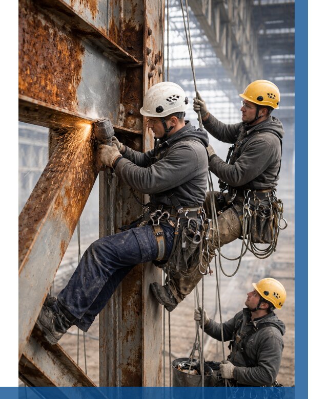 Зачистка металла от ржавчины в Алексеевке от 354 р. | ВЫСОТНИК-Лкв