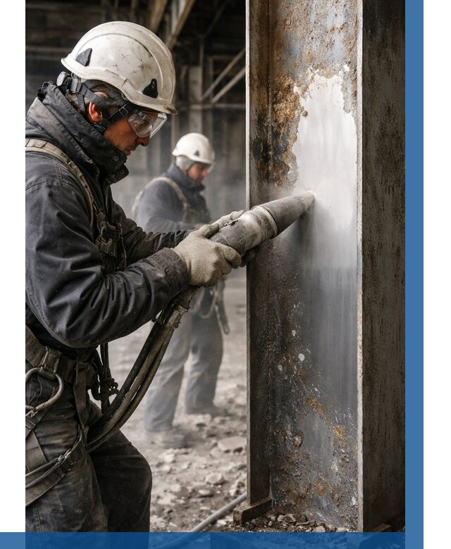 Удаление старой краски с металла в Алексеевке от 456 р. | ВЫСОТНИК-Лкв