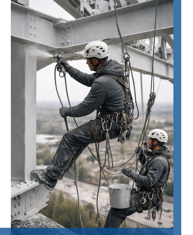 Покраска металлоконструкций на высоте в Алексеевке 354 р |ВЫСОТНИК-Лкв