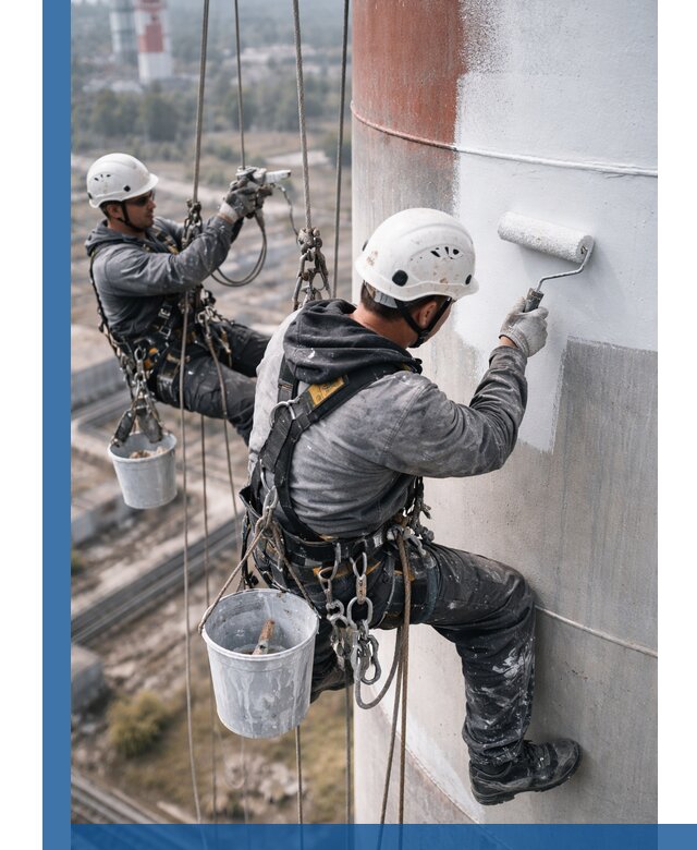 Покраска дымовых труб в Алексеевке: антикоррозийная защита и восстановление