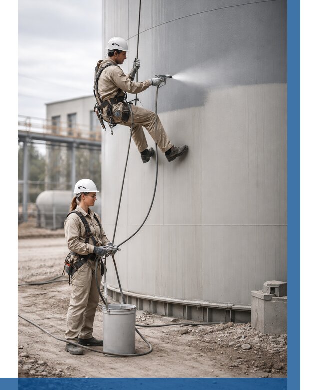 Покраска резервуаров в Алексеевке от 1215 р. | ВЫСОТНИК-Лкв — заказать