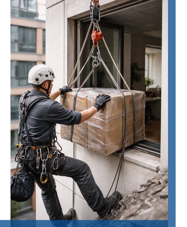 Подъем груза через окно в Алексеевке от 4556 р. | ВЫСОТНИК-Лкв