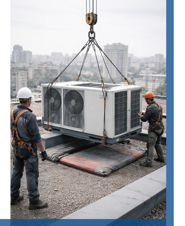 Подъем груза на крышу в Алексеевке от 5062 р. | ВЫСОТНИК-Лкв заказать