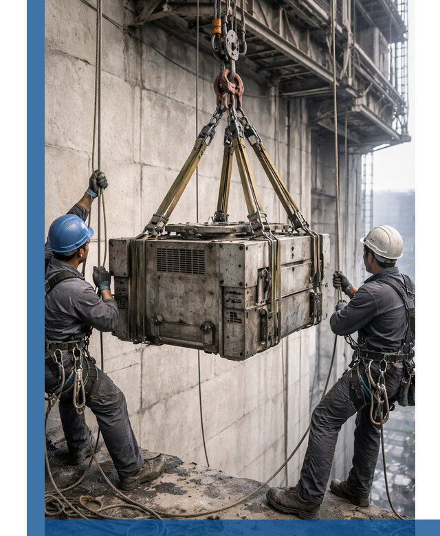 Такелажные работы на высоте, подъем и монтаж грузов в Алексеевке